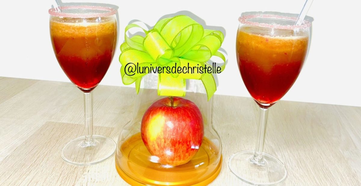 Cocktail diet à la pomme (avec ou sans alcool)
